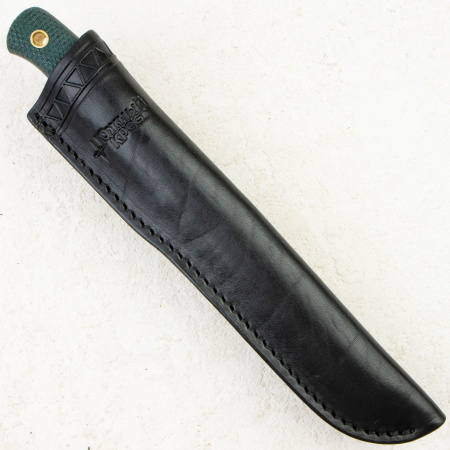 Нож Южный Крест Рыбацкий L, Elmax, Micarta Emerald, Насечка