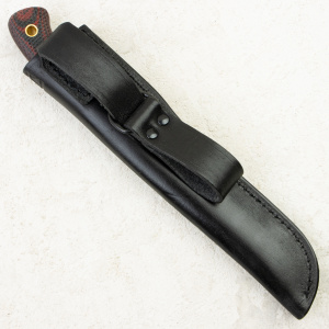 Нож Южный Крест Meat Master, Elmax, Micarta Black/Red, Насечка, 241 Нож Южный Крест Meat Master, Elmax, Micarta Black/Red, Насечка, 241