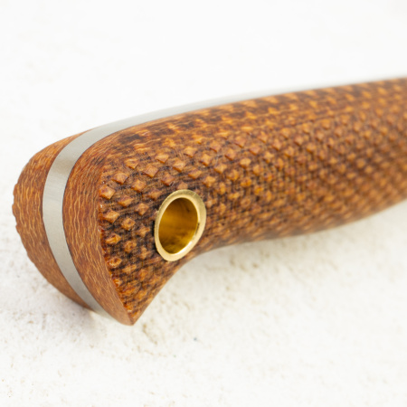 Нож Южный Крест Термит, VG10, Микарта Койот, Насечка