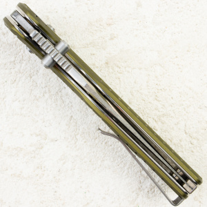 Нож QSP Dolphin, Stonewash-Satin, 14C28N, Aluminum Green Handle, QS165-B1 Нож QSP Dolphin, Stonewash-Satin, 14C28N, Aluminum Green Handle, QS165-B1