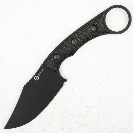 Нож CIVIVI Midwatch, N690, Burlap Micarta Black