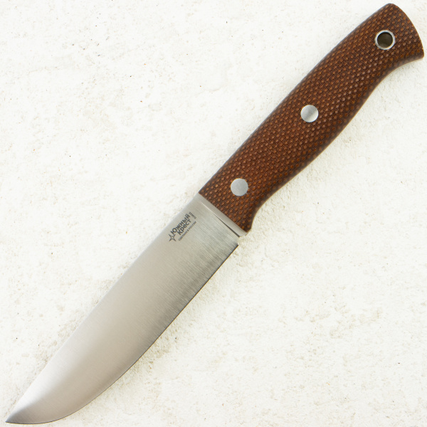 Нож Южный Крест Модель X, Elmax, Convex, Micarta Coyote, Насечка, 207