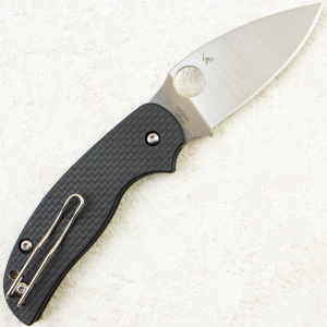 Нож Spyderco Sage 6 Button Compression Lock, CPM S30V, Carbon/G10 Black Handle, C123CFBCLP Нож Spyderco Sage 6 Button Compression Lock, CPM S30V, Carbon/G10 Black Handle, C123CFBCLP