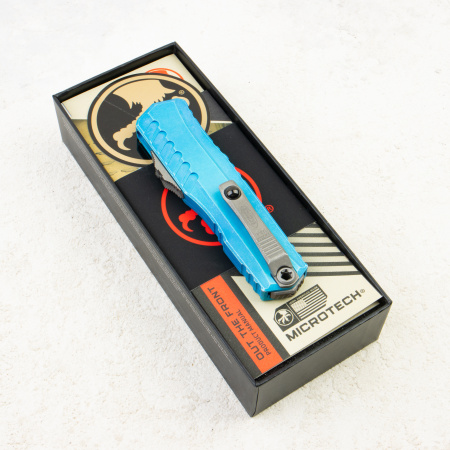 Нож Microtech Cypher II, Apocalyptic, M390MK, Aluminum Marbled Blue, 1241-10 MBL Нож Microtech Cypher II, Apocalyptic, M390MK, Aluminum Marbled Blue, 1241-10 MBL