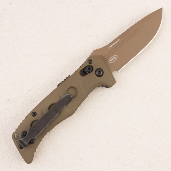 Нож Benchmade Mini Auto Adamas, CruWear, OD Green G10 Handle, 2730FE-2