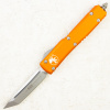 Нож Microtech Ultratech, Stonewash, M390, Aluminium Orange, 123-10 OR