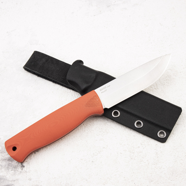 Нож OWL Hoot F, N690 Cryo, G10 Orange, Kydex Classic - купить в интернет-магазине Blademan
