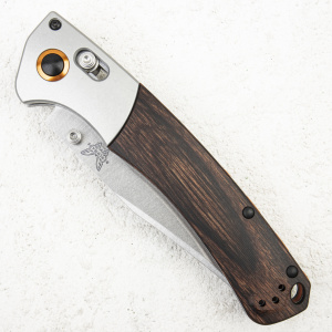Нож Benchmade Crooked River, 15080-2, CPM-S30V, Wood - складной туристические ножи из стали Нож Benchmade Crooked River, 15080-2, CPM-S30V, Wood - складной туристические ножи из стали