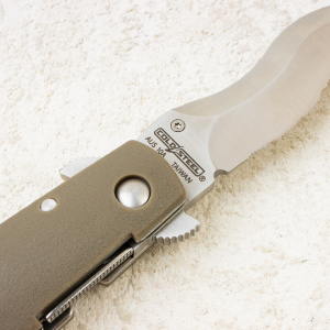 Нож Cold Steel Ti-Lite 6 Kris, Serrated, AUS-10A, Zytel Black, 26SXK6S