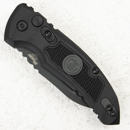 Нож Hogue SIG A01-MicroSwitch Tactical Auto, CPM 154, G10 Black - купить в интернет-магазине Blademan