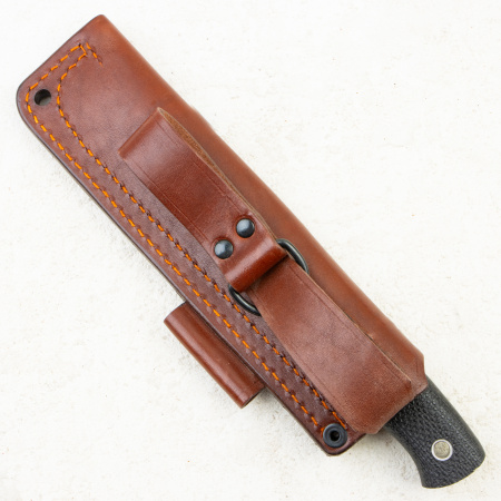 Нож Южный Крест Росомаха, Convex, Elmax, Micarta Черная, Насечка, 215.0862.Elmax.K