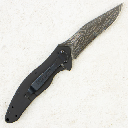 Нож Kershaw Shallot, 14C28N, Damascus, Stainless Steel Black, 1840CKTDA Нож Kershaw Shallot, 14C28N, Damascus, Stainless Steel Black, 1840CKTDA