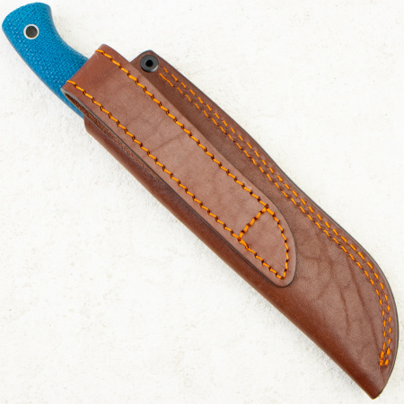 Нож Южный Крест Нессмук норд хантер, Convex, Elmax, Micarta Кобальт, Насечка, 231.1865.Elmax.K