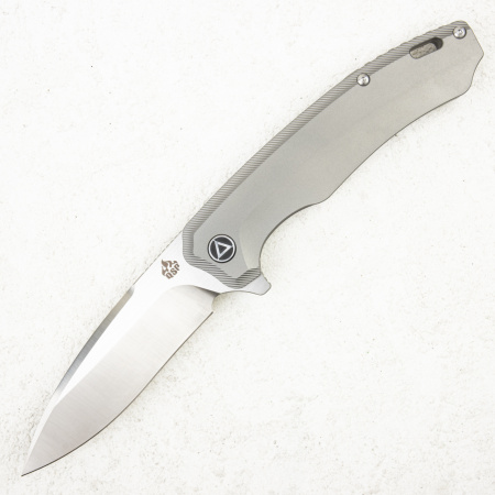 Нож QSP Woodpecker, Bohler M390, Titanium Gray