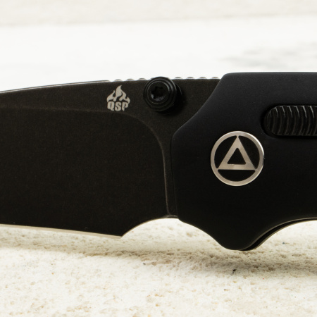 Нож QSP Vault, Black Stonewashed 14C28N, Aluminium Bolster/Micarta Black, QS157-A2 Нож QSP Vault, Black Stonewashed 14C28N, Aluminium Bolster/Micarta Black, QS157-A2