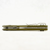 Нож Microtech MSI, Stonewash, M390, Aluminum Fluted OD Green, 210-10 Нож Microtech MSI, Stonewash, M390, Aluminum Fluted OD Green, 210-10