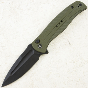 Нож CIVIVI Incindie, Black Stonewashed, 14C28N, G10 OD Green Handle, C23053-2 Нож CIVIVI Incindie, Black Stonewashed, 14C28N, G10 OD Green Handle, C23053-2