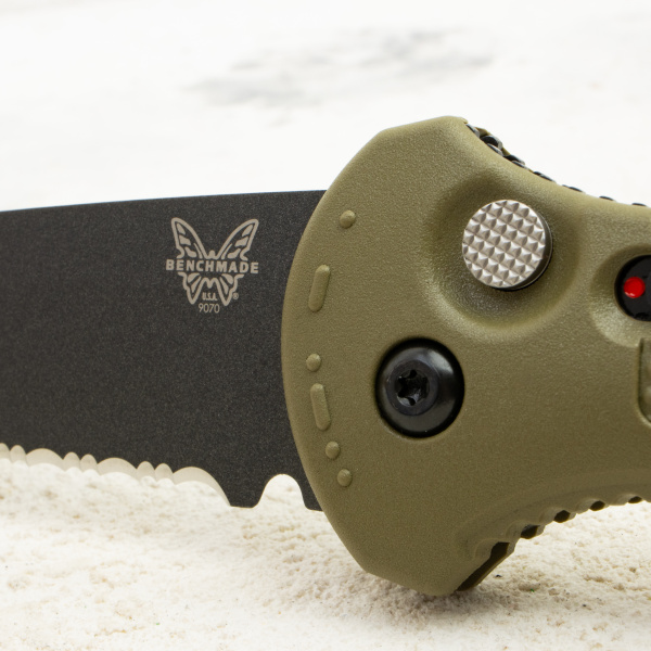 Нож Benchmade Claymore Combo, D2, Grivory Green, 9070SBK-1