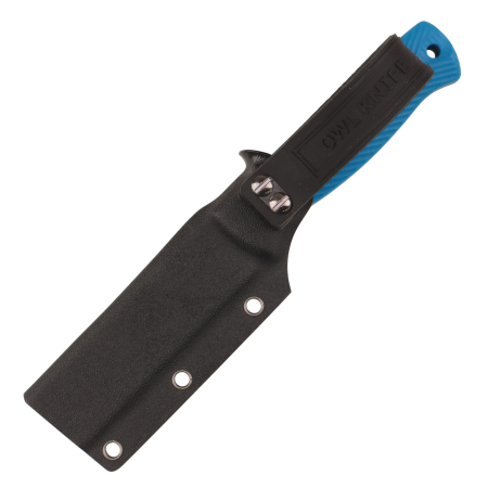 Нож OWL Hoot S, N690 Cryo, G10 Blue Handle, Kydex