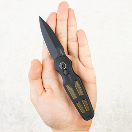 Нож Hogue Ballista II Auto, MagnaCut, Ultem/Aluminum Gray, 64236