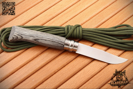 Нож Opinel №8, Нержавеющая сталь, Берёза, Серый - купить в интернет-магазине Blademan