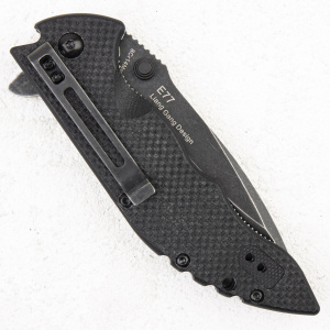 Нож Realsteel E77 Flipper Black, Blackwashed - складной туристические ножи из стали Нож Realsteel E77 Flipper Black, Blackwashed - складной туристические ножи из стали