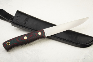 Нож Южный Крест Рыбацкий L, N690, Микарта Зелено-красная Нож Южный Крест Рыбацкий L, N690, Микарта Зелено-красная - купить в интернет-магазине Blademan