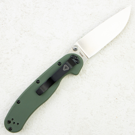 Нож Ontario Rat 2, D2 Tool Steel, Olive GRN Handle, 8828OD