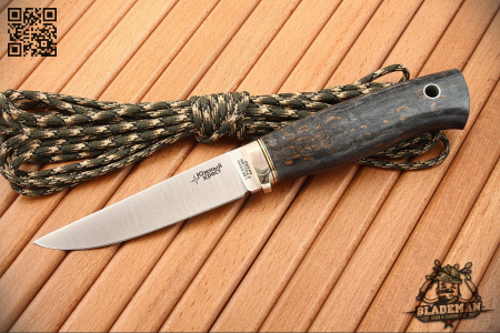 Южный Крест - Удобный, Карельская береза Антрацит, M390 - купить в интернет-магазине Blademan