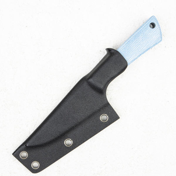 Нож OWL Pocket F, N690, Micarta Blue, Kydex - купить в интернет-магазине Blademan