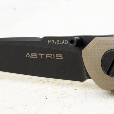 Нож Mr.Blade Astris, D2 Black, G10 Tan