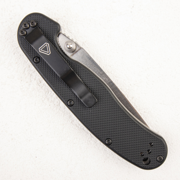 Нож Ontario Rat 2, AUS-8, Satin, Black Nylon, 8860