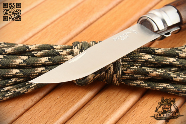 Нож Opinel №8, Нержавеющая сталь, Орех, Коробка - складной туристические ножи из стали