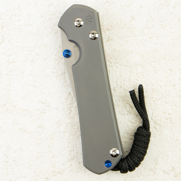 Нож Chris Reeve Small Sebenza 31, Glass Blasted CPM MagnaCut, Titanium Handle, S31-1644