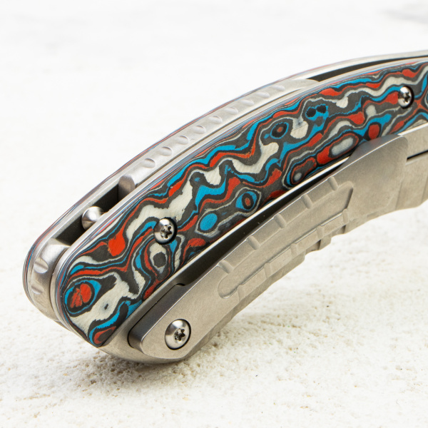 Нож QSP Capybara, M390, Carbon Fiber / Titanium Handle, QS152-B1