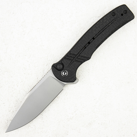 Нож CIVIVI Cogent, 14C28N Silver, Micarta Black, Button Lock