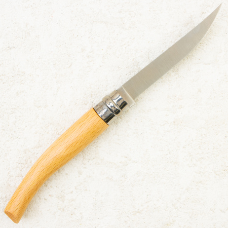 Нож филейный Opinel №10, 12C27, Beech Wood, 517