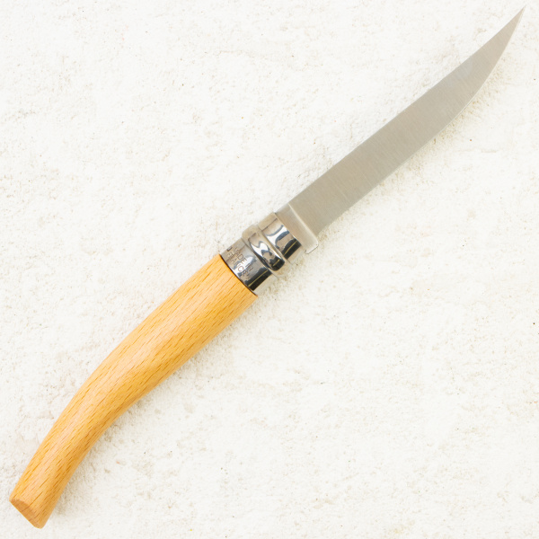 Нож филейный Opinel №10, 12C27, Beech Wood, 517