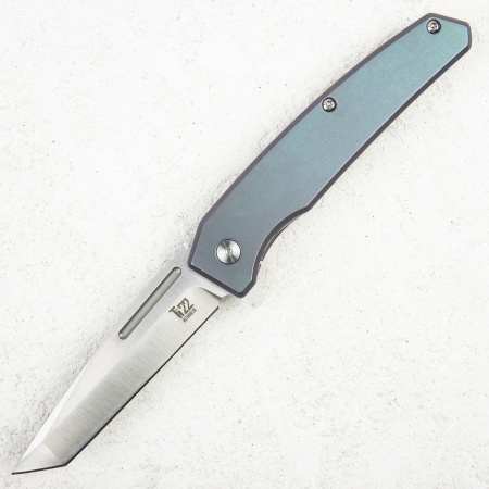 Нож Ontario Ti 22 Ultrablue, 19800, AUS-8 Tanto, Titanium 