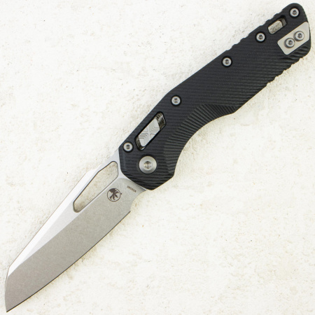 Нож Microtech MSI, Stonewash, M390, G10 Fluted Black, 210-10