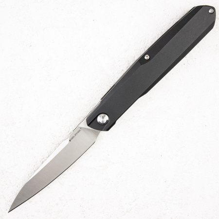 Нож Realsteel G5 Metamorph Black, front flipper, 14C28N, Алюминий