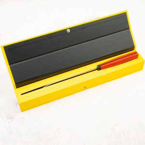 Нож большой сантоку OWL SA180 F, Cromax Cryo, G10 Red