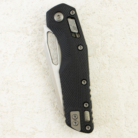 Нож Microtech MSI, Stonewash, M390, G10 Fluted Black, 210-10 Нож Microtech MSI, Stonewash, M390, G10 Fluted Black, 210-10