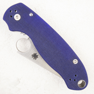 Нож Spyderco Paramilitary 3, CPM S110V, G10 Dark Blue, C223GPDBL Нож Spyderco Paramilitary 3, CPM S110V, G10 Dark Blue, C223GPDBL