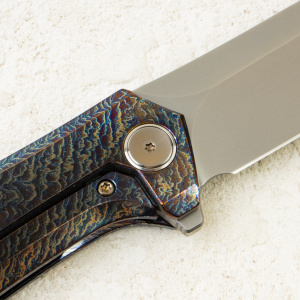 Нож WE Knife Acuminal, Bead Blasted Vanax, Titanium Flamed Handle, WE23070-4 Нож WE Knife Acuminal, Bead Blasted Vanax, Titanium Flamed Handle, WE23070-4