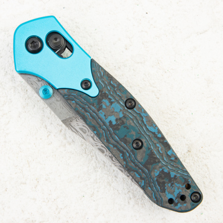 Нож Benchmade Mini Osborne, Gold Class, Damasteel, Carbon Fiber Arctic Storm, 945-221Нож Benchmade Mini Osborne, Gold Class, Damasteel, Carbon Fiber Arctic Storm, 945-221