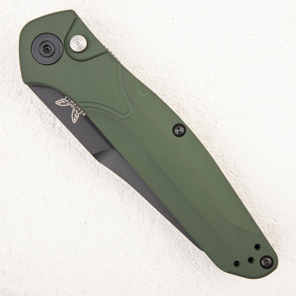 Нож Benchmade Osborne Automatic, S30V Black, Aluminum Green, 9400BK