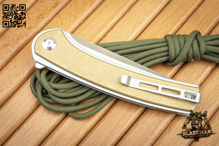 Нож CIVIVI Asticus, D2, Brass - купить в интернет-магазине Blademan