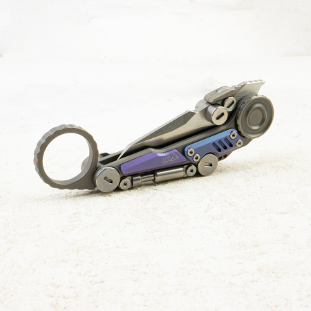 Нож NOC Knives Shuukaku, M390, Titanium Blue Handle, MT-1104 Нож NOC Knives Shuukaku, M390, Titanium Blue Handle, MT-1104
