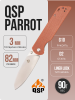 Нож QSP Parrot, D2, Micarta Red Нож QSP Parrot, D2, Micarta Red